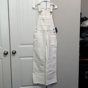 Abercrombie & Fitch White Overalls